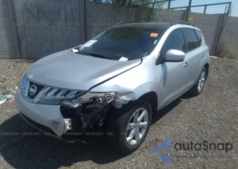 2009 Nissan Murano Sl z USA, uszkodzony, nr VIN JN8AZ18U49W008155